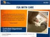 A image of a printed resource called FSA with care. 